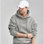 Hoodies Men’s Clothing Graphic Sweatshirts for Man Solid Hooded Luxury Y2k Vintage Pastel Color Overfit Korean Style Cheap Loose, Blue Hoodies · XL
